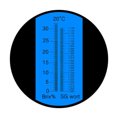Refraktometer Øl/Alkohol (Brix / SW Wort) 